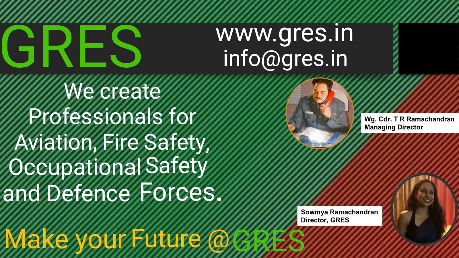 GRES - Wg. Cdr. T. R. Ramachandran, Managing Director